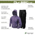 thumbnail image 2 of Frogg Toggs Womens Classic All-Purpose Suit | Purple | Size LG, 2 of 8