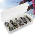 thumbnail image 2 of 20Pcs/Set 360 Degree Rotatable Fishing Weight High Hardness Iron Reliable Rust-proof Fishing Casting Tool for Angling, 2 of 7