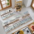 thumbnail image 5 of Farmhouse Kitchen Rugs Sets of 2 Non Slip Washable Farmhouse Kitchen Mats for Floor 2 Piece Country Rustic Rug Mat Set Home Decor, 5 of 6