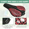 thumbnail image 5 of Superjoe Gel Bike Seat Cover with Raincover, Anti-Slip Comfortable Bike Seat Cushion with Breathable Design Bicycle Saddle Pad for MTB & BMX and Road, Velcro Installation(11×7in/11×10in), 5 of 8