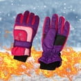 thumbnail image 2 of Besolor Kids Boys Girls Winter Gloves Waterproof Ski Gloves Fleece Lining Cold Weather Windproof Warm Snow Mittens, 2 of 7