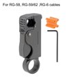 thumbnail image 2 of Uxcell 3.86''x1.38''x0.79'' Rotary Coax Coaxial Cable Stripper Cutter Tool Plastic Grey 1pcs, 2 of 3