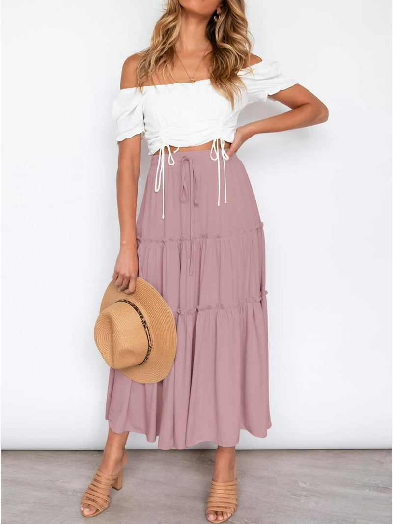 [OHESHIO] PLEATED LAYERED SKIRT ★人気★ Amazon.com: SANGTREE Women's Chiffon Skirt Plain Pleated