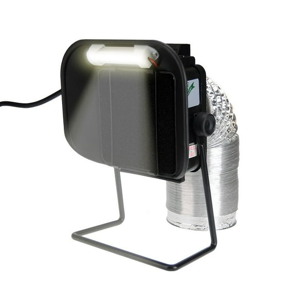 Aoyue 486  Fume Extractor and Smoke Absorber Fan with Exhaust Hose and Light