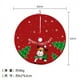 thumbnail image 4 of RV 4 piezas 2022 nuevo vestido de árbol de Navidad cuatro piezas de diferentes impresiones creativas y exquisitas decoración de base de árbol impresa suministros de Navidad decoración diámetro 60 cm oso de fresa Electrónica, 4 of 5