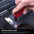 thumbnail image 5 of ACDANC Grill Brush,Cleaning Brush 3 in 1 Barbecue Cleaner Tools Scouring Pad Copper Wire Brush Steel Scraper Heat Insulation Handle Heavy Duty BBQ Brushes for Kitchen Cooking Supplies Accessories, 5 of 7