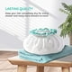 thumbnail image 5 of Gorro de ducha para mujer (blanco), gorro de baño forrado, de gran tamaño, impermeable, reutilizable, lavable JM, 5 of 5