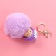 thumbnail image 3 of EeaseMX Cute Cartoon Plush Keychain Baby Doll Car Key Ring colgante decoraciones favores de partido de los niños (gris), 3 of 7