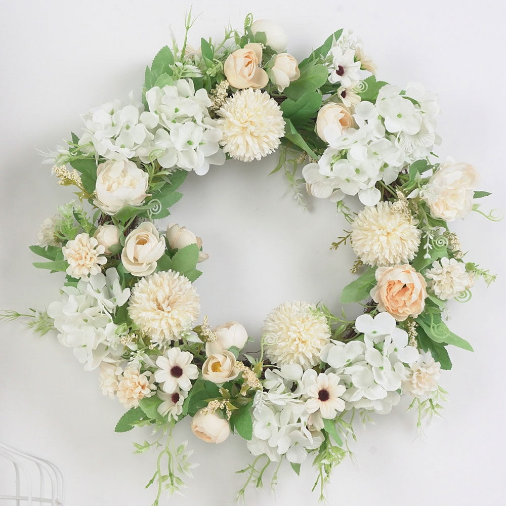 Peony Wreath Flower Wreath Front Door Fall Wreath Autumn Wreaths for