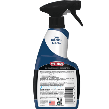 Weiman Gas Range Cleaner & Degreaser, 12 oz