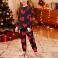 thumbnail image 6 of ATOGUTA Girls Outfit Valentine's Day Valentine's Day Clothes Long Sleeve Tops and Jogger Pants Kids Tracksuit Sweatsuits Set Size 5T-16, Multicolor, 6 of 6