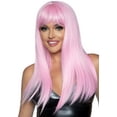 thumbnail image 2 of Leg Avenue Womens 24 inch Long Straight Wig with Bangs, 2 of 2