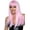 Pink, variant on Leg Avenue Womens 24 inch Long Straight Wig with Bangs