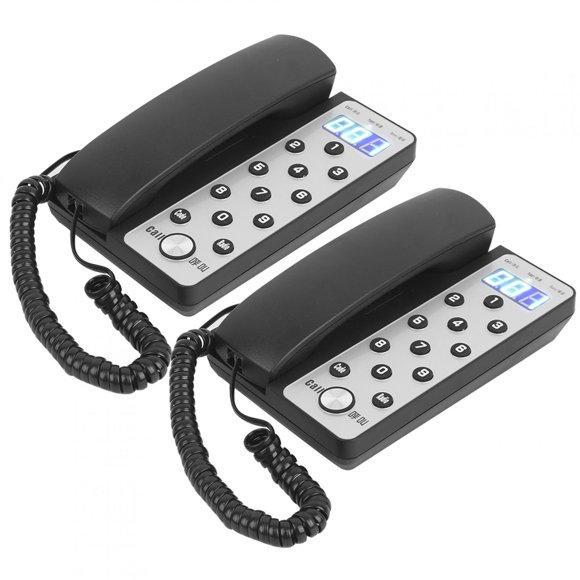 Ccdes Téléphone Sans Fil, Intercom Téléphone Interne, Fonction Réseau Full‐Duplex Système de Bureau pour Système de Sécurité Biens Entreprise Entretien Entreprise