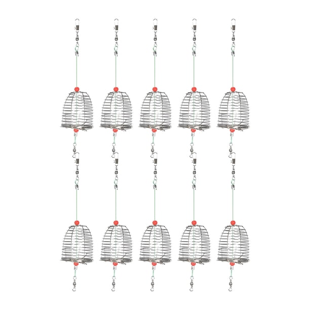 Jaula de Metal de Acero Inoxidable Hot6sl para Cebos de pesca
