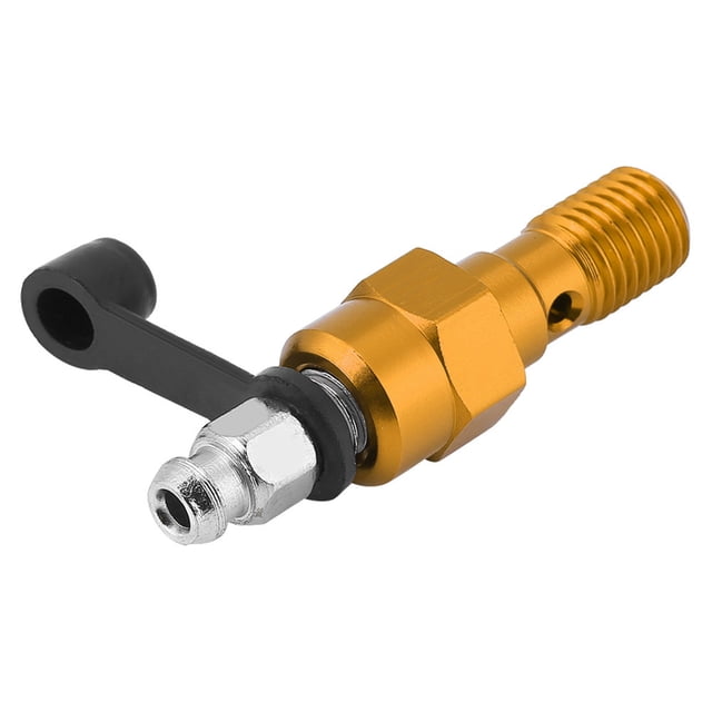 Motorcycles Caliper Bleed Screw, Caliper Nipple Banjo Dependable Anodized Aluminum For Motorbikes