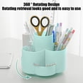 thumbnail image 6 of Hyknon Rotating Pen Holder Desk Organizers, 7 Compartments 360 Degree Pen Organizer, Large Capacity Pencil Cup, Flower Supply Organizers Holder, Multi‑Purpose for Office Study Makeup Brushes, Green, 6 of 6