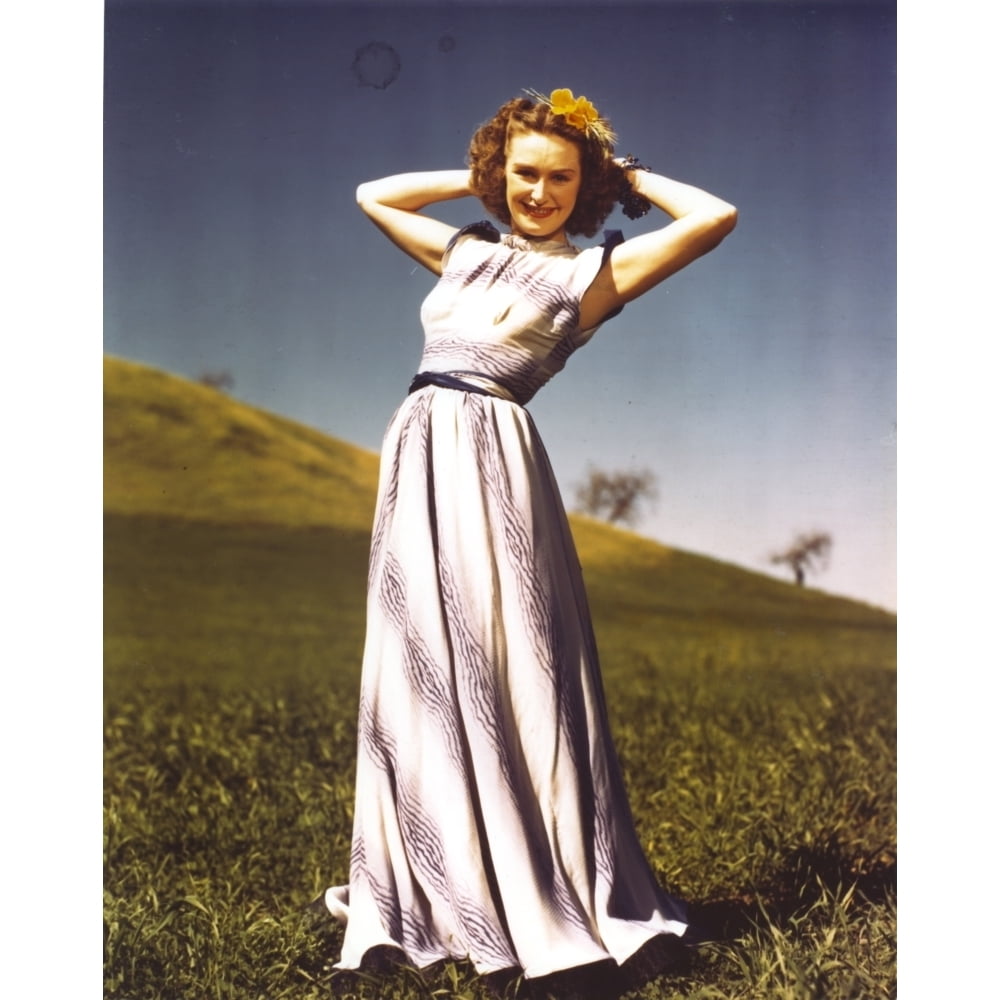 Rosemary Lane posed in Elegant Dress Photo Print (8 x 10)