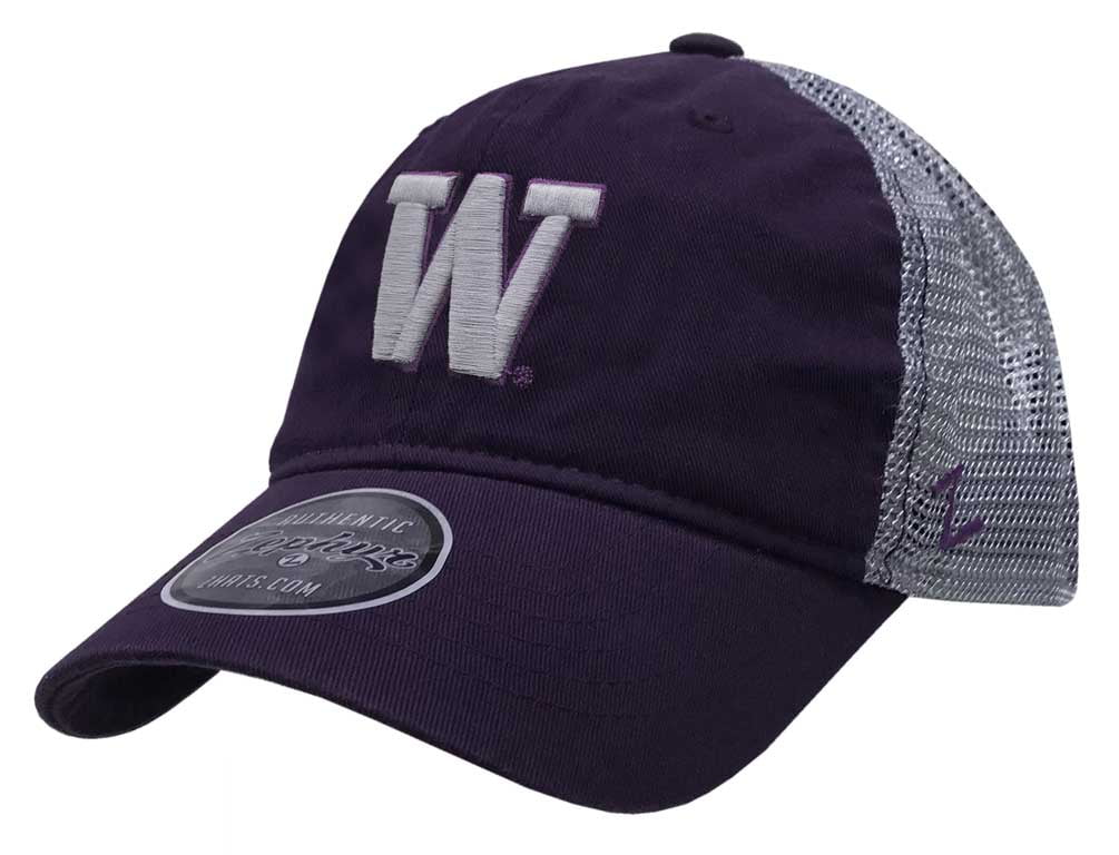 Primary Team Color Adjustable NCAA Zephyr Washington Huskies Mens Lager Relaxed Hat 