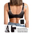 thumbnail image 6 of MINTREUS Womens Wireless Comfortable Bra Supportive No Underwire Bras Honeycomb Breathable Cup Push Up Bra Sports Bras, 6 of 8