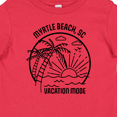 thumbnail image 4 of Inktastic Summer Vacation Mode Myrtle Beach South Carolina Boys or Girls Baby T-Shirt, 4 of 5