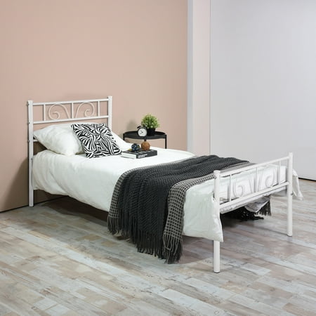 Full Electric Frame - Platform Metal Bed Frame Foundation Headboard Furniture Bedroom Twin Full Size