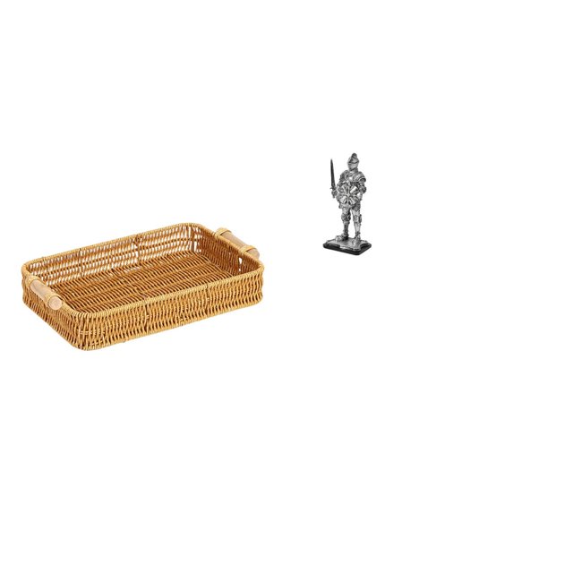 Cestas De Frutas Tejidas, Estatua De Caballero, Escultura, Cuenco Para Servir Refrigerios, Adorno De Mesa Creativo Vintage, Cesta De Frutas, Plato De Pan Para Escritorio, Entrada, Estantería,