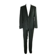 Calvin Klein Black White Shadow Grid 2Pc Suit 46L-39W