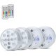 thumbnail image 2 of Luz subacuática QUANZHOUTIANDI LED iluminación de piscina magnética impermeable control remoto Ip68 13 LED que cambian de color, 2 of 5