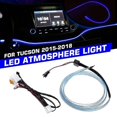 thumbnail image 2 of Luz llevada interior del marco del tablero de instrumentos del coche compatible con Hyundai Tucson 2015-2018, 2 of 5