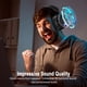 thumbnail image 5 of Wireless Gaming Headset for PS5 PS4 PC Switch Mobile, Noise Cancelling Mic, USB-C & 3.5mm Wired Mode, Over Ear Gamer Headphones Black, 5 of 10