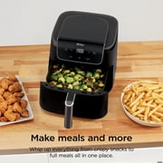 Ninja Air Fryer Pro XL 5-Qt, 3-in-1, 400°F Air Crisp Technology, Nonstick Crisper Plate, AF140 Black