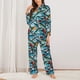 thumbnail image 2 of Balery Colorful Fishing Baits Conjunto de Pijama con Estampado para Mujer, Conjunto de Dos Piezas con Manga Larga, Ropa de Dormir Suave con Bolsillos, Pijamas Cómodos-XX-Large, 2 of 7