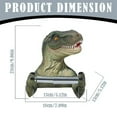 thumbnail image 3 of Storage Rack,3D Dinosaur Toilet Paper Holder Dinosaur Tissue Holder Toilet Roll Holder Kitchen Wall Mounted Toilet Paper Storage Rack Toilet Paper Holder, 3 of 9