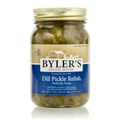 Byler's Relish House, Dill Pickle Relish, 16 fl oz. Glass Jar