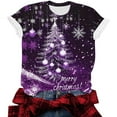 thumbnail image 5 of Ailaofu Cute Xmas Tree Graphic Tees for Women Trendy Short Sleeve Ugly Christmas T Shirts Trendy Holiday Christmas Tops, 5 of 5