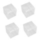 thumbnail image 3 of EeaseMX 10 cajas transparentes para guardar macarrones individuales, de plástico, para empacar dulces, suministros para fiestas, dulces, chocolates, galletas, donuts., 3 of 7