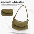 thumbnail image 1 of Bolso Mujer Tejido Tote Axila Hombro Satchel Hobo Monedero De Invierno Verde Oscuro Verde, 1 of 6