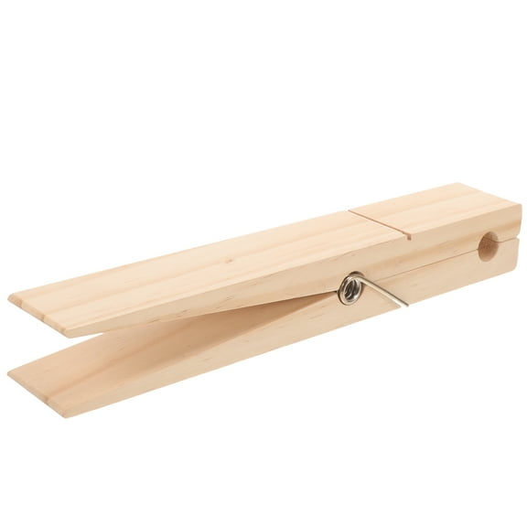 CIMAXIC Bathroom Towel Holder Clothes Pins 1Set Wood Natural Wood