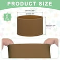 thumbnail image 2 of 5Pcs Silicone Rubber Bands Non-slip 3.39 Inch for Art, Brown, 2 of 6