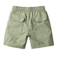 thumbnail image 5 of Fgvctg Work Shorts for Men Elastic Waist Casual Stretch Cargo Shorts Soft Summer Hiking Regular Fit Work Short Oversized Waistband Drawstring Pant with Pockets,Green,M, 5 of 6