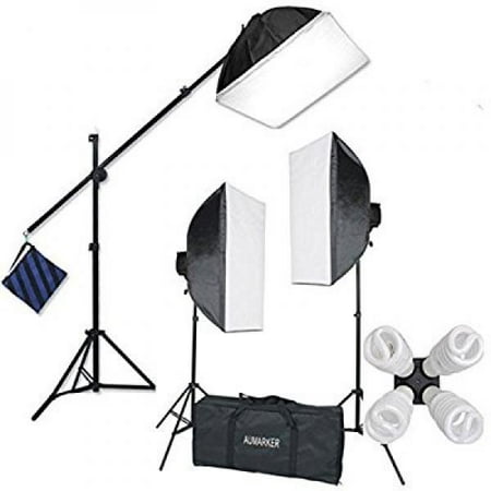 Single Softbox Kit - StudioFX H9004SB2 2400 Watt Large Photography Softbox Continuous Photo Lighting Kit 16
