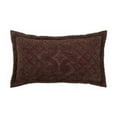 thumbnail image 1 of Ashton Cotton Pillow Sham, Chocolate - King Size, 1 of 1