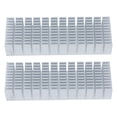 thumbnail image 3 of 2Pcs Aluminium Radiateur Refroidisseur Module Fendue Radiateur de Refroidissement CPU 120mmx40mmx20mm avec Adhésif, 3 of 14