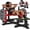 RED, variant on HeeH Hip Thrust Machine Glute Bridge: Heavy Duty Butt Muscle Building and Shaping Exercise Equipment with Adjustable Footboard Workout Home Gym 880LBS Red