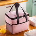 thumbnail image 3 of Toystoory Bolsa de lonchera de moda, variedad de colores, bolsa térmica, bolsas de almuerzo térmicas a prueba de fugas para niños carpas Azul marino, 3 of 6