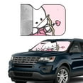 thumbnail image 4 of Windshield Sun Shade Foldable Car Front Window Sunshade For Car Suv Trucks Vans - Best Heat Shield Blocker Visor Cover Blocks Uv Rays And Keeps Your Vehicle Cool-Medium, 4 of 5