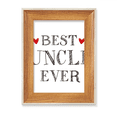 thumbnail image 1 of Best uncle ever Quote Heart Desktop Wooden Photo Frame Display Picture Art Painting Multiple Sets, 1 of 3