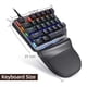 thumbnail image 3 of Teclado Motospeed K27 Teclado mecánico de una mano 27 teclas Teclado para juegos por cable LED Efecto de luz mixta Interruptores mecánicos azules MOTOSPEED Teclado, 3 of 6