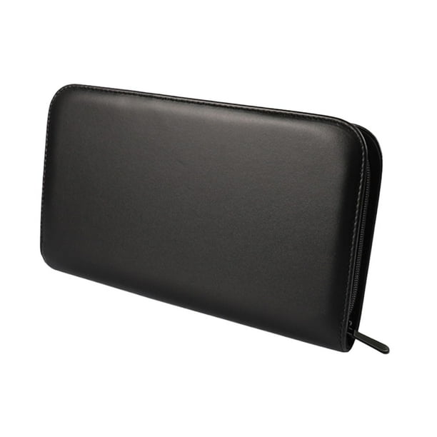 Estuches para tijeras Estuche para herramientas de peluquería Resistente al desgaste Tijeras para peluquería de gran capacidad Negro